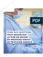 Faq-Mise en Oeuvre Du Nouveau Statut de Praticien Associe