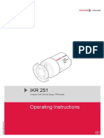 Sensor IKR 251 Pfeiffer Metalizadora Buhller