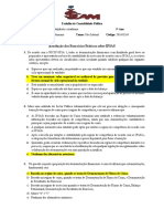 Resolução 2021 - Exercícios Práticos Sobre IPSAS