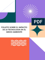 Folleto Sobre El Impacto de La Tecnologia en El Medioambiente