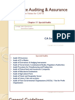 Chapter 17 - Special Audits & Exam Discussion