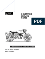 Norton 750cc Service Notes