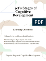 Piaget's Stages of Cognitive Development