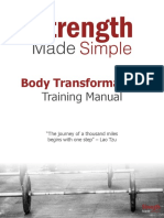 Body Transformation: Training Manual