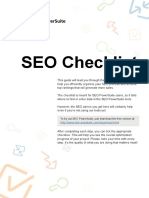 Seo Checklist: To Try Out Seo Powersuite, Just Download The Free Version at