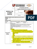 Examen Parcial - Control Estadístico de La Calidad