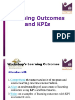 Learning Outcomes and KPIs