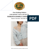 Roberta Bobble Cardigan: Free Knitting Pattern