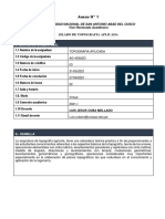 Topografia Aplicada Silabo 2021