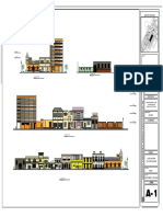 Elevaciones de Fachadas Urbanas-Lamina - A1