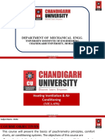 Department of Mechanical Engg.: University Institute of Engineering Chandigarh University, Mohali