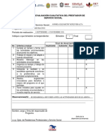 Formato Evaluacion Cualitativa de La Empresa de Servicio Social