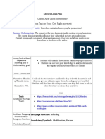 Literacy Lesson Plan: Essential Question(s) Enduring Understandings