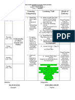 Weekly Home Learning Plan For Modular Print