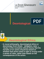 Ethics - Deontological and Virtue Ethics