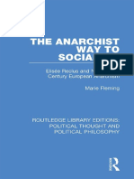 The Anarchist Way To Socialism Elisée Reclus and Nineteenth-Century European Anarchism by Marie Fleming