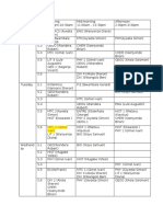 TIME TABLE (Full)