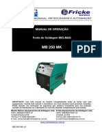 Manual de Operações MB 250 MK v2