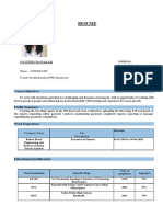 Savitha Banakar CV