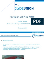 Cavitation and PUmp NPSHR