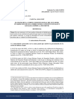 Inobservancia de Los Parámetros Específicos para Motivar Una Decisión en Una Acción de Hábeas Corpus.