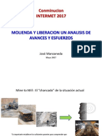 Molienda y Liberación Un Avance de Análisis y Esfuerzos - José Manzaneda (UNI-Perú)