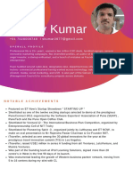 Sanjay Kumar - CV