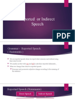 Reported Speech 