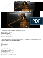 OBJECTIVE SAMPLE QUESTIONS ON THE SPECIFIC RELIEF ACT (1ST SET) - Advocatetanmoy Law Library