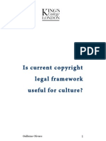 Is Current Copyright Legal Framework Useful For Culture?