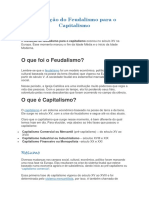 Transição Do Feudalismo para o Capitalismo 7º Ano PET II