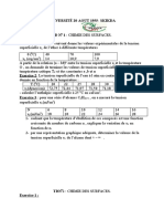 TD CHimie de Surface