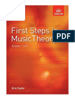 First Steps in Music Theory: Grades 1-5 - Theory of Music & Musicology