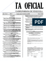 Gaceta Oficial: de La República Bolivariana de Venezuela