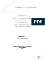 Informe de Los Artículo Del Estatuto Tributario Sanciones.