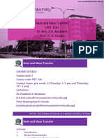 Heat and Mass Transfer