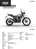 Himalayan: Technical Specifications