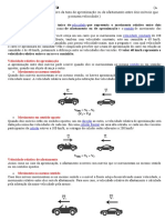 Movimento Relativo - Velocidade Media