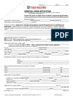 Residential Lease Application (TAR 2003)