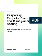 Kaspersky Endpoint Security and Management. Scaling: KSC Installation On A Failover Cluster