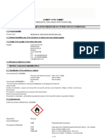 Safety Data Sheet Cleenol 70% Hand Sanitizing Gel Medisave 70% Hand Sanitising Gel