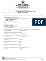 Summative Test in General Chemistry 1 Week 1 Week 2 Quarter 2