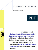 Fluctuating Stresses: Machine Design