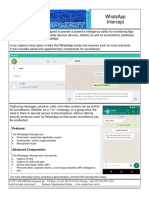 Whatsapp Intercept: Features