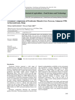 Proximate Composition of Freshwater Mussels (Unio Pictorum, Linnaeus 1758)