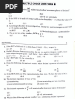 Multiple Choice Questions: Expression