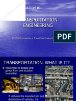 An Introduction To Transportation Engineering