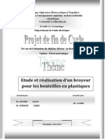 Etude Et Réalisation D'un Broyeur Pour Les Bouteilles en Plastiques