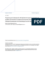 Propuesta para La Disminución Del Indicador de Merma en Inventari