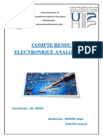 Compte Rendu Analogique